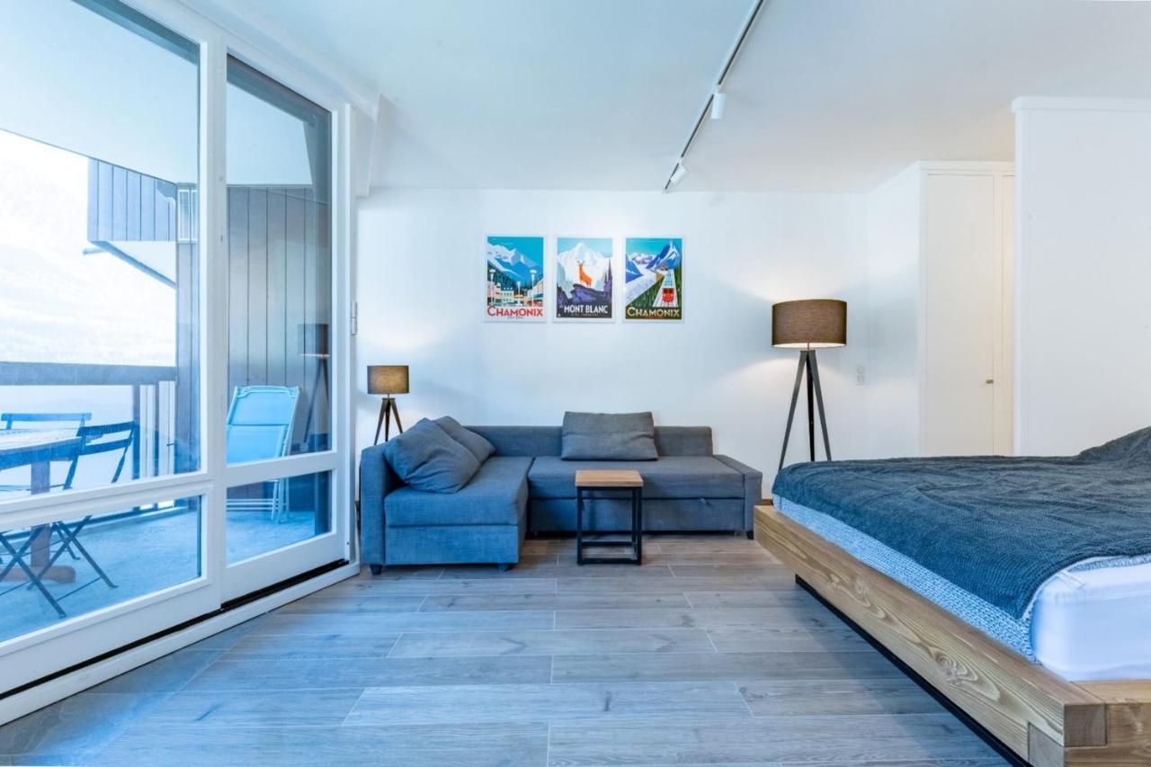 Charming Studio With Balcony And View In Chamonix Mont Blanc Exterior foto